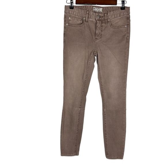 Free People High Rise Stretch Skinny Jeans Size W 26 61855-16515125 - Picture 1 of 7
